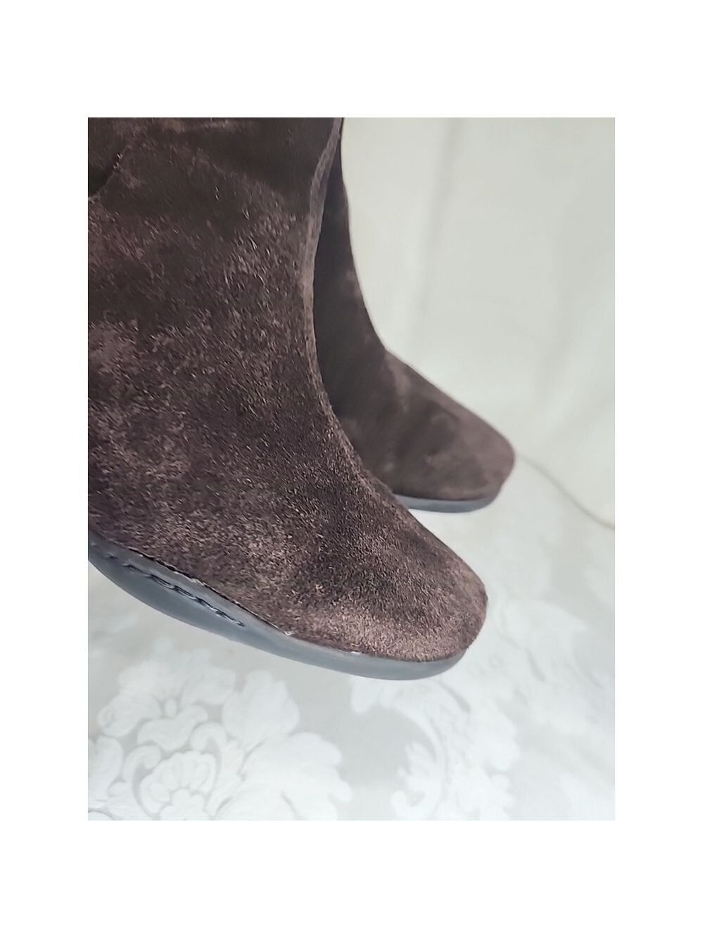 Aerosoles Entourage Suede Wedge Boots,brown, Sz8.5,EUC - Picture 8 of 11